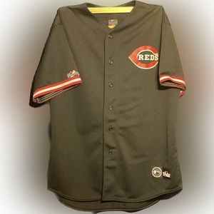 Ken Griffey Cincinatti Reds 30 MLB Baseball Jersey Sz XL Majestic Made In USA